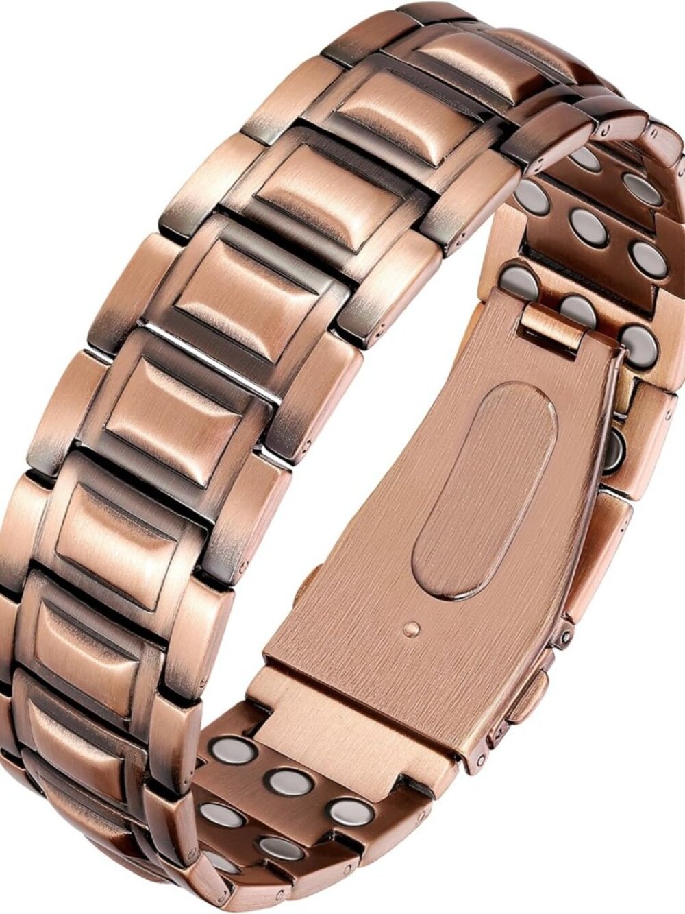 Stylish Copper Magnetic Bracelet for Men | Pure Copper Jewelry Gift, Adjustable